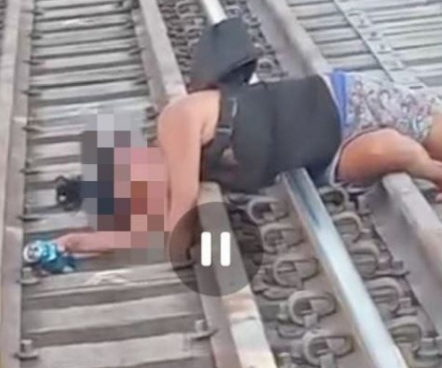 Mulher é flagrada inconsciente sobre trilhos na ponte de ferro da Charqueada, em Formiga