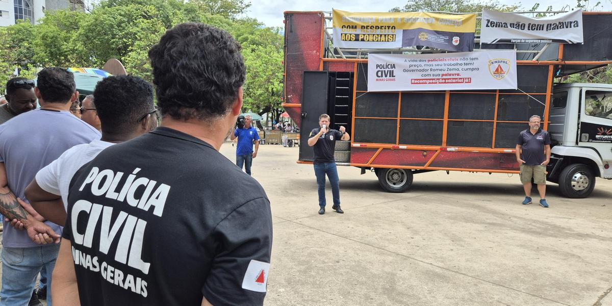 Policiais civis de Minas adotam ‘estrita legalidade’ para pressionar Zema por recomposição salarial