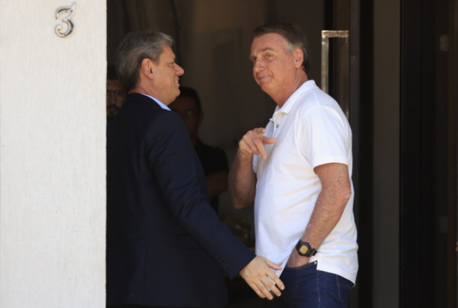 Apoio de Bolsonaro a Tarcísio em 2026 depende de Michelle como vice