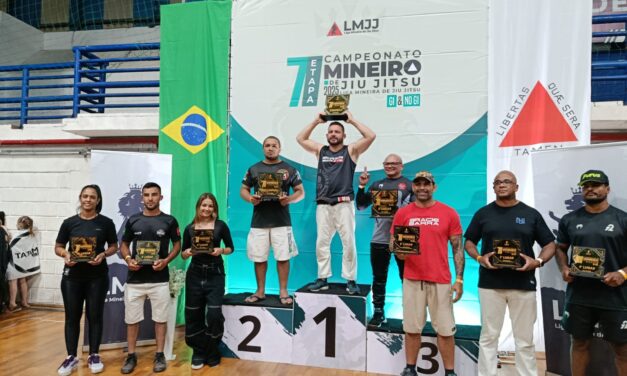 Tatame do Bem conquista o título de campeã geral do Campeonato Mineiro de Jiu-Jitsu em Belo Horizonte
