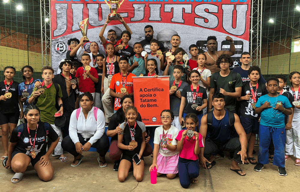 Tatame do Bem conquista 26 medalhas e é vice-campeão por equipes no Luz Fight Champions de Jiu-Jitsu