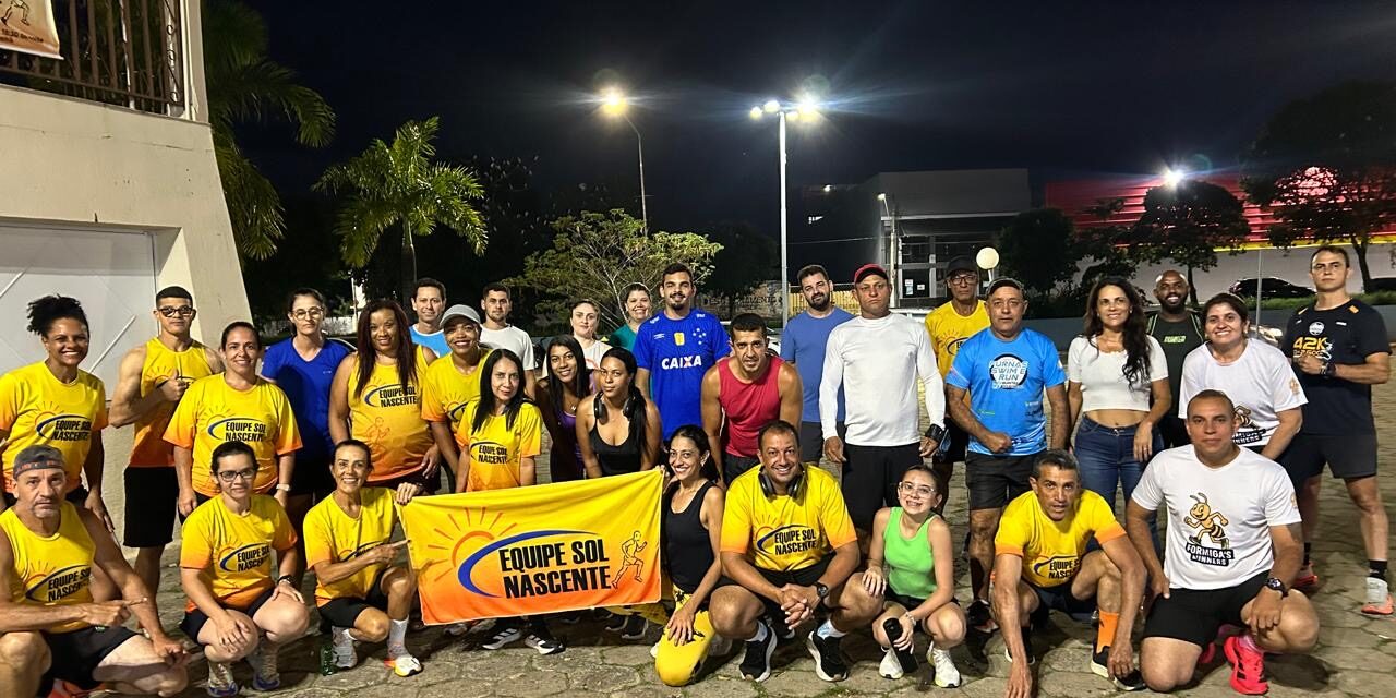 Equipe Sol Nascente conclui desafio de 5 km por 30 dias e celebra conquista na Praça da Rodoviária