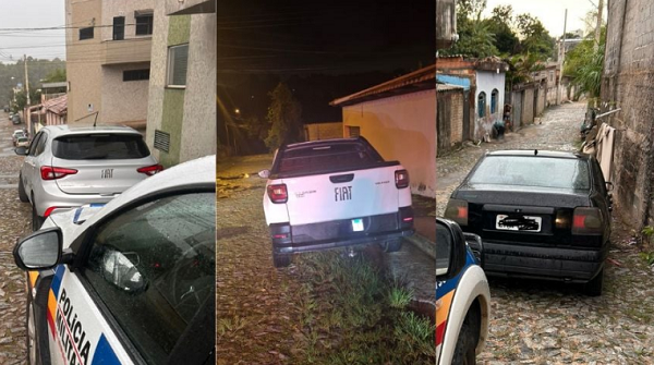 Operação da PM resulta na recuperação de três carros e apreensão de adolescente em Divinópolis