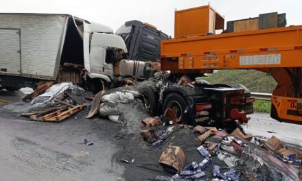 Motorista morre em colisão entre caminhão e carreta na BR-354, em Formiga