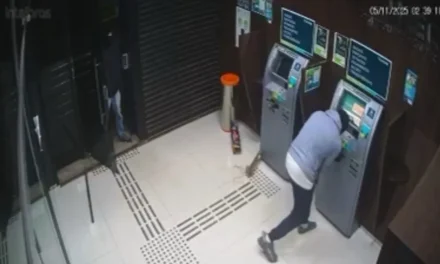 Câmeras registram ação de criminosos em ataque a banco em Ijaci
