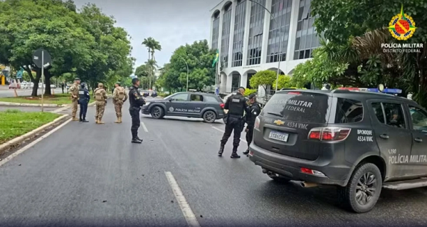 Mala deixada em portaria provoca operação antibomba no DF