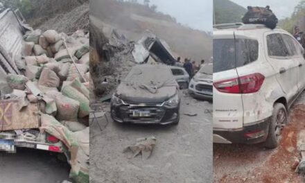 Acidente com carreta interdita trecho da Fernão Dias em Brumadinho