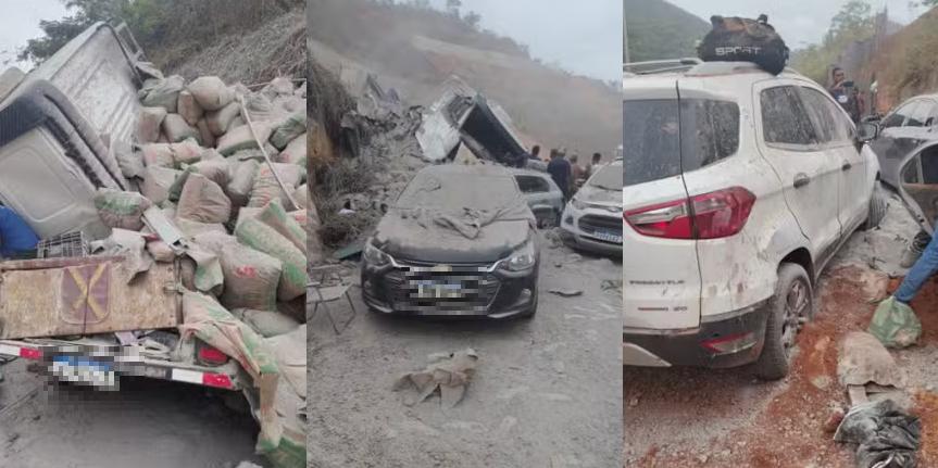 Acidente com carreta interdita trecho da Fernão Dias em Brumadinho