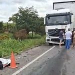 Jovem morador de Formiga morre em acidente entre moto e carreta na BR-354