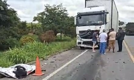 Jovem morador de Formiga morre em acidente entre moto e carreta na BR-354