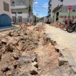 SAAE realiza troca de tubulações nas ruas Maria Hilda e Camilo Fonseca, em Formiga