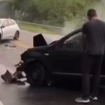 Policial salva motorista após acidente grave na MG-050, em Capitólio