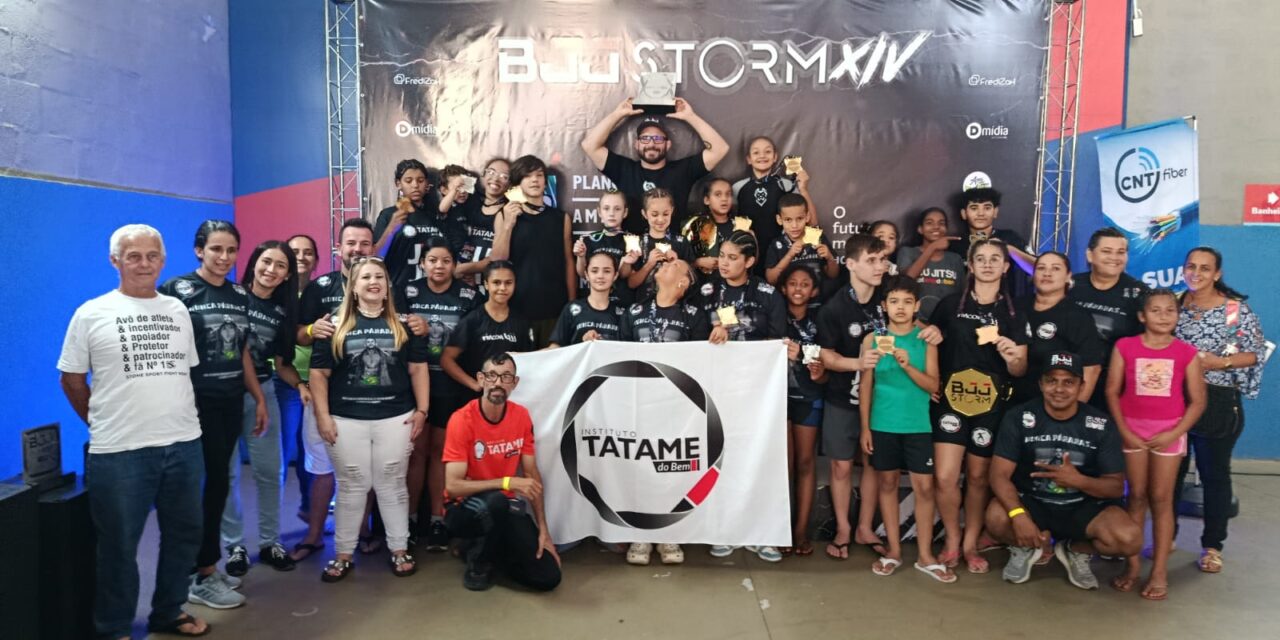 Tatame do Bem se consolida entre as melhores equipes de Minas no 14º BJJ Storm
