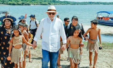 Lula visita aldeia indígena no Pará e promete energia elétrica para mais de 4 mil famílias