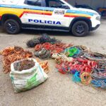 Polícia Militar apreende mais de 500 kg de cobre e prende suspeitos durante a Operação “Circuito Fechado”, em Arcos
