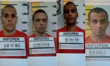 Quatro detentos de alto risco são identificados após fuga em Formiga; helicóptero da PM auxilia nas buscas