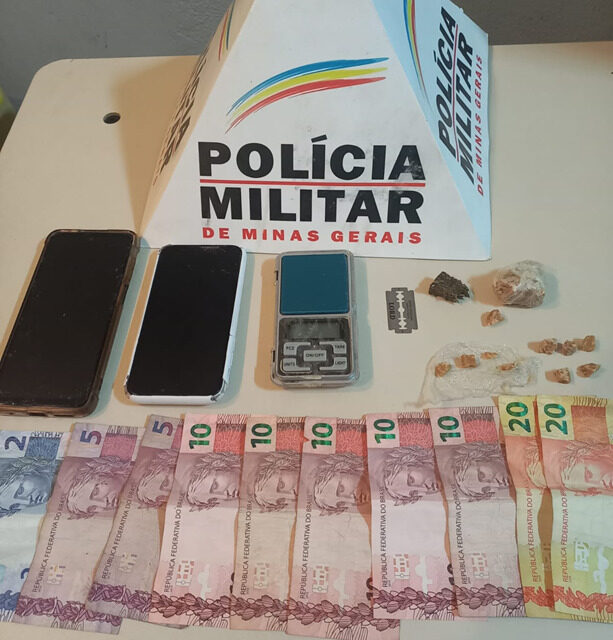 Jovem e menor são flagrados com entorpecentes durante ação da PM em Formiga