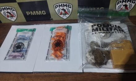 Homem e mulher são presos após apreensão de pinos de cocaína e barras de maconha, em Arcos