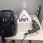 Suspeito de furto é preso em flagrante e PM recupera itens roubados em Formiga