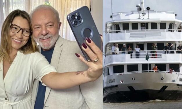 Lula/Janja se hospedam em barco-hotel durante COP30; contrato é mantido sob sigilo
