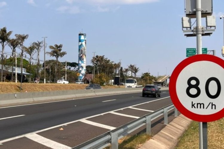 Rodovias com radares de velocidade média  