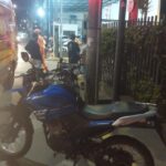 Homem fica ferido em colisão entre motos no Centro de Formiga