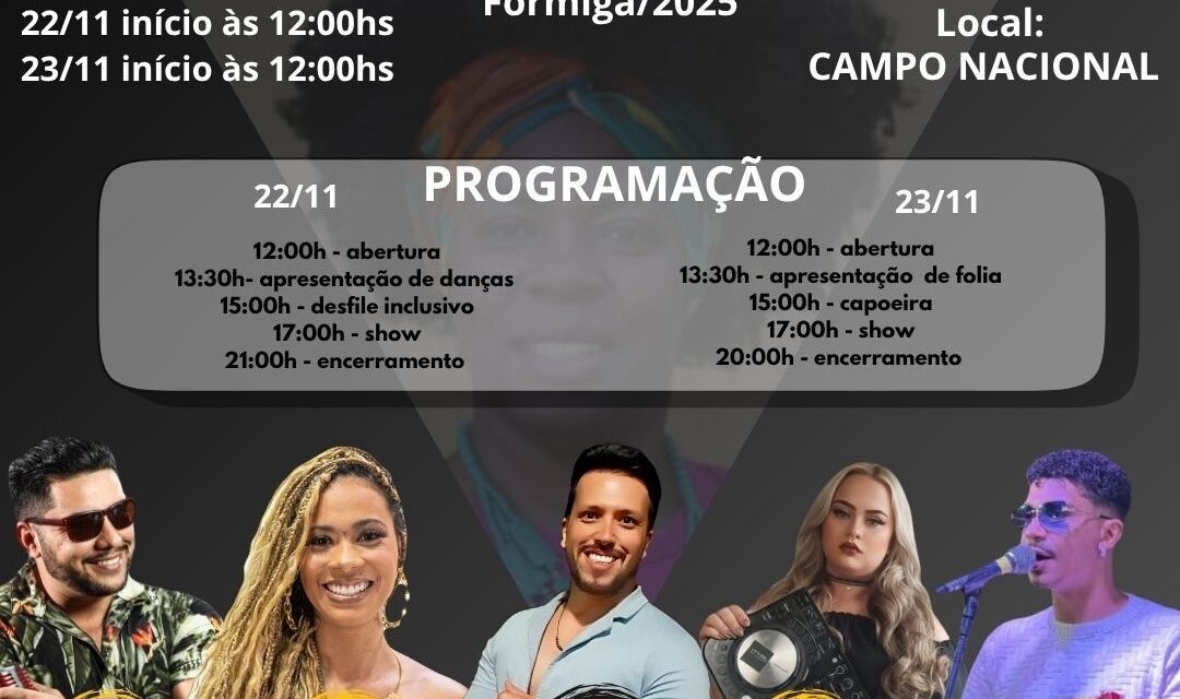 II Semana da Consciência Negra terá o evento ‘Raça Negra para Todos’ neste fim de semana