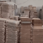 Receita desmonta fábrica clandestina com 500 mil caixas de tênis falsos em Nova Serrana