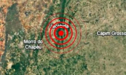 Três tremores de terra atingem Jacobina em intervalo de 30 minutos