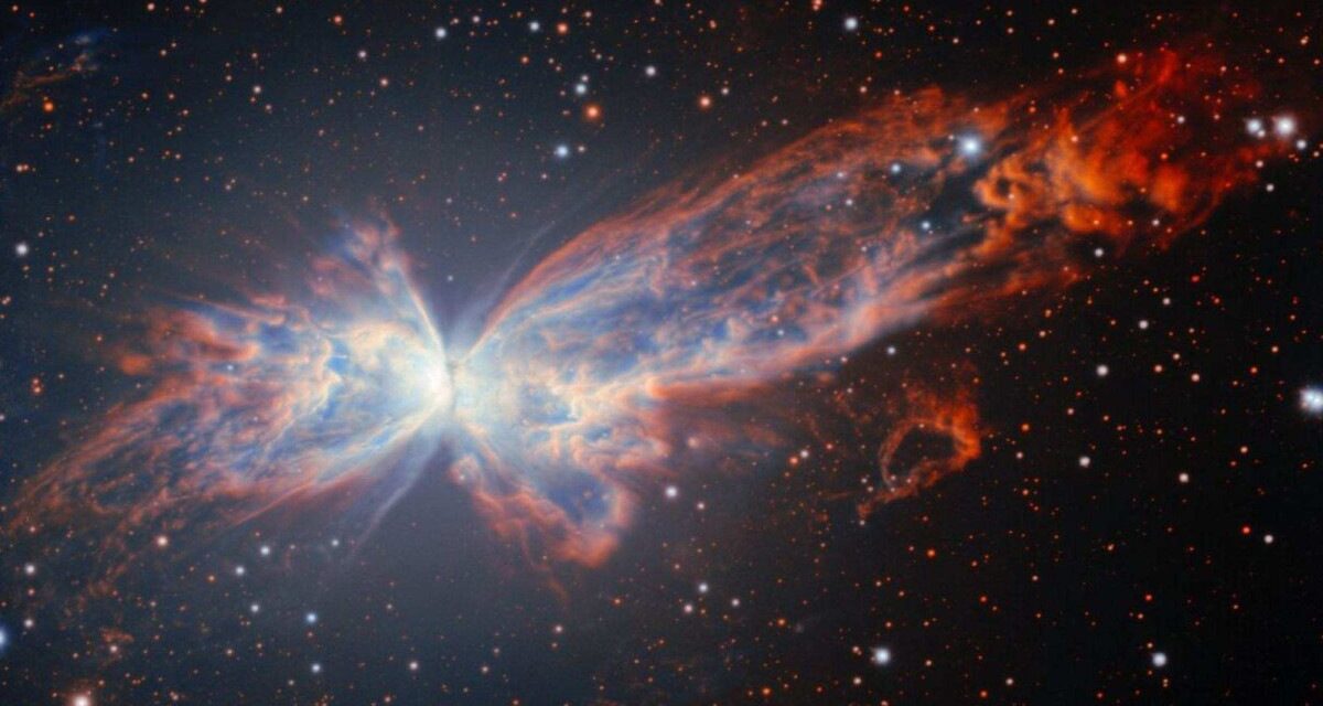 Telescópio no Chile registra imagem inédita da “Borboleta Cósmica”